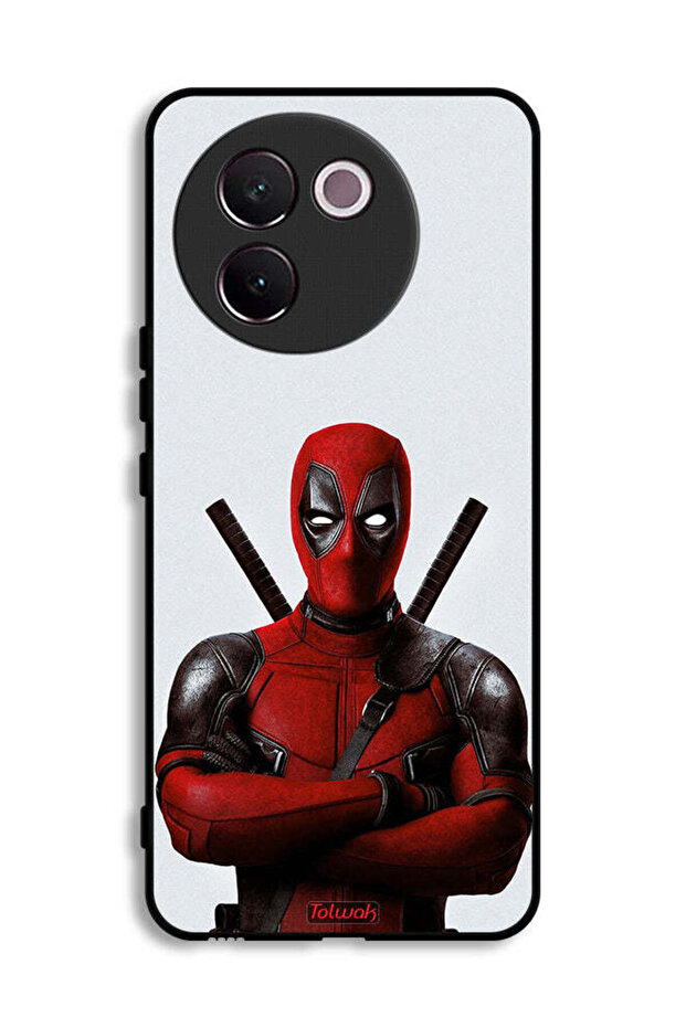 غطاء حماية لهاتف Vivo V30e 5G بتصميم Deadpool