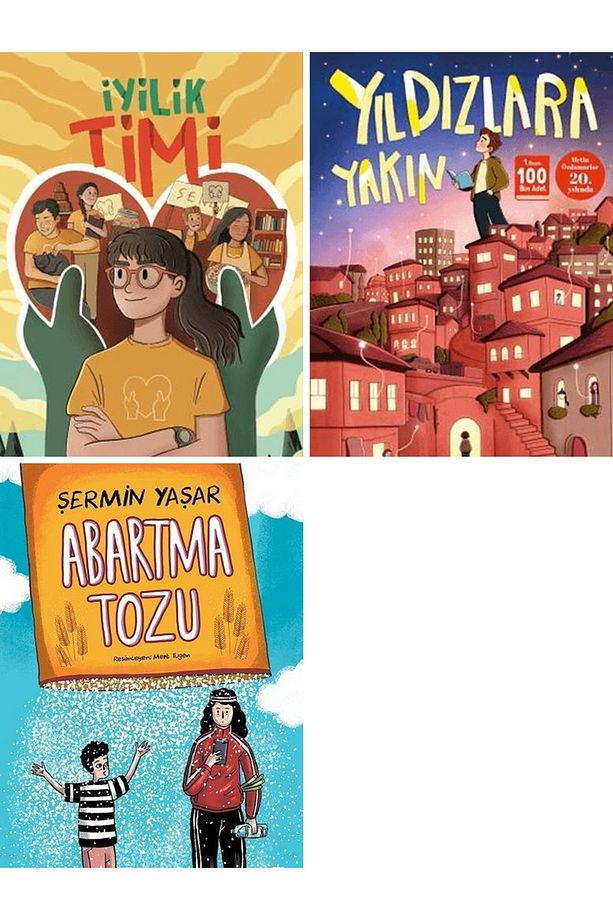 YILDIZLARA YAKIN ABARTMA TOZU İYİLİK TİMİ 3 KİTAP SET - 2