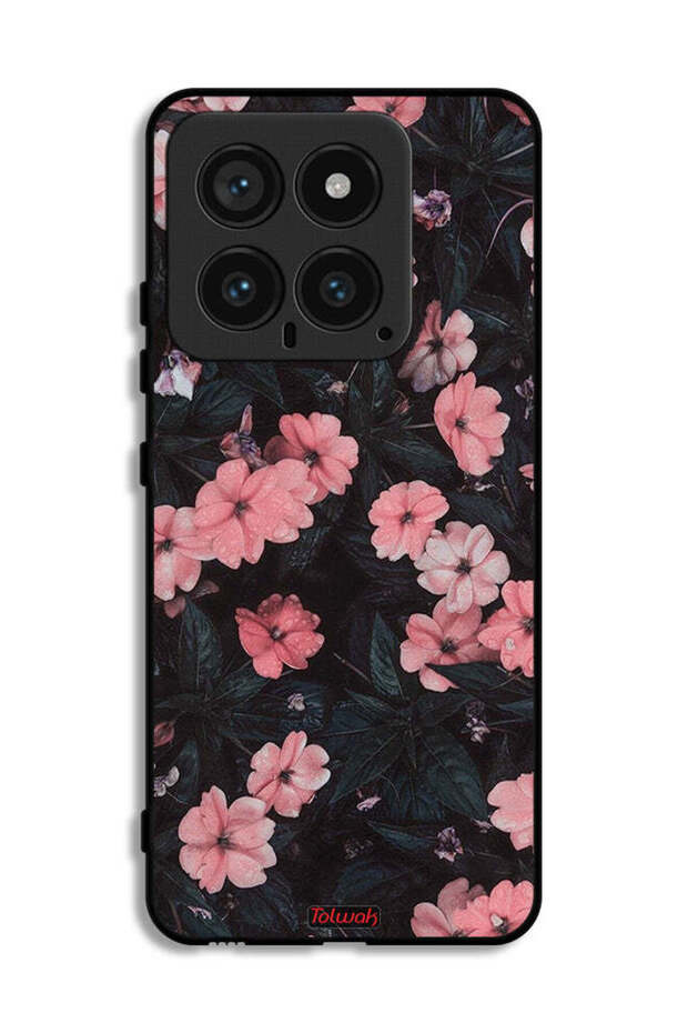 Xiaomi 14 Protective Case Cover Peach Small Roses
