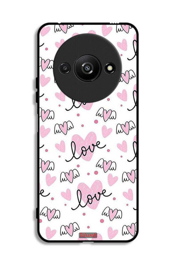 Xiaomi Redmi A3 4G Protective Case Cover Love And Heart Art Pattern