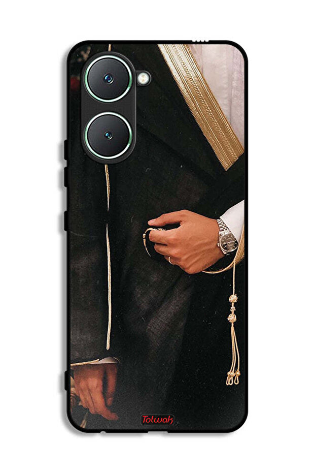 غطاء حماية لهاتف Vivo Y03 4G بتصميم عربي