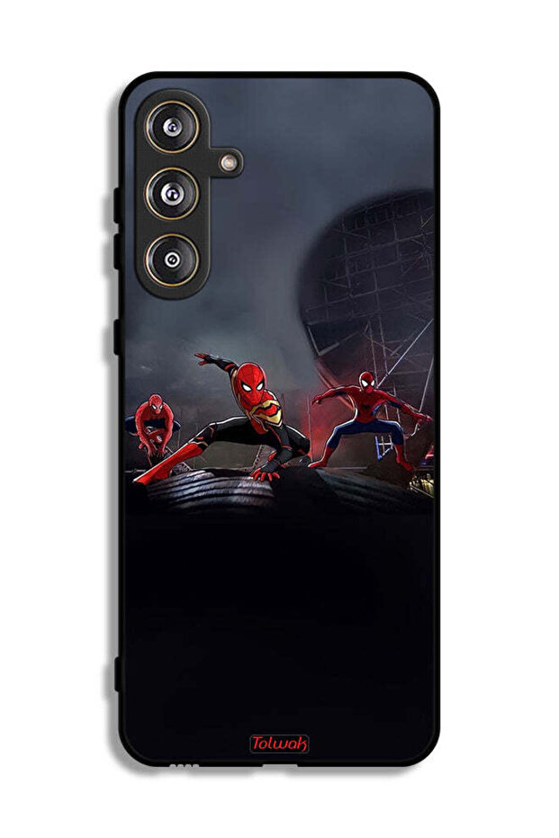 Samsung Galaxy M55 5G Protective Case Cover Three Spiders
