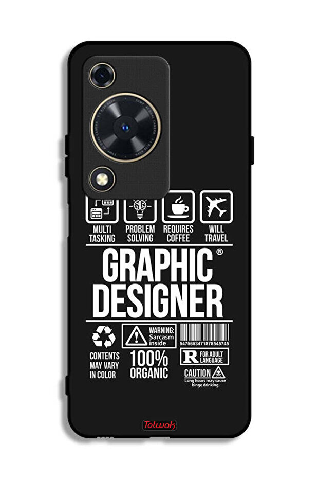 Huawei Enjoy 70 Protective Case Cover Graphic Designer Sticker