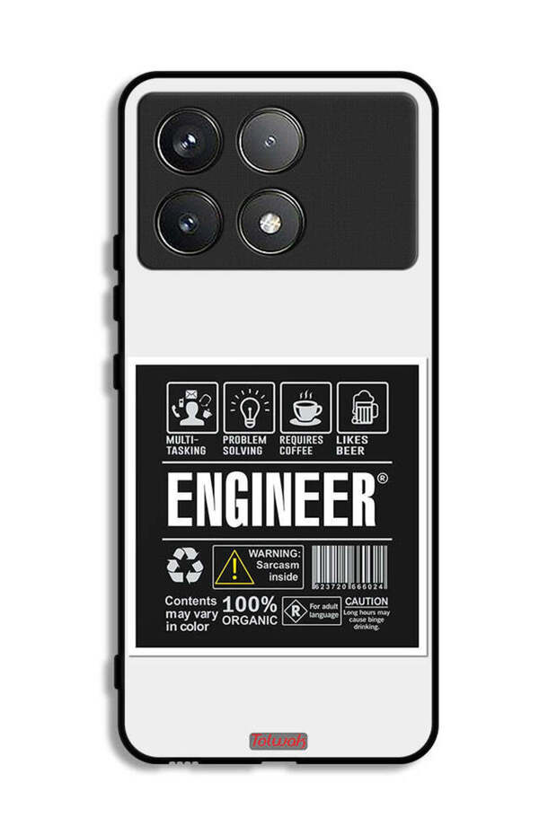 Xiaomi Poco F6 Pro Protective Case Cover Engineer Sticker