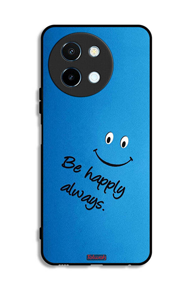Vivo Y38 5G Protective Case Cover Be Happy Always