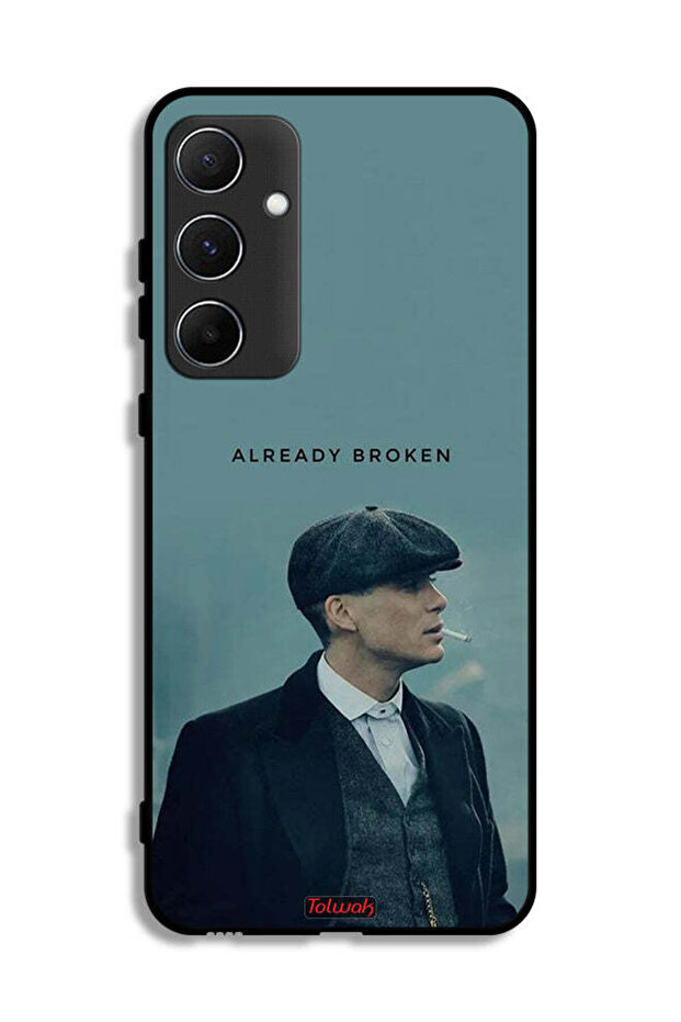 غطاء حماية لهاتف Samsung Galaxy A55 5G مكسور بالفعل
