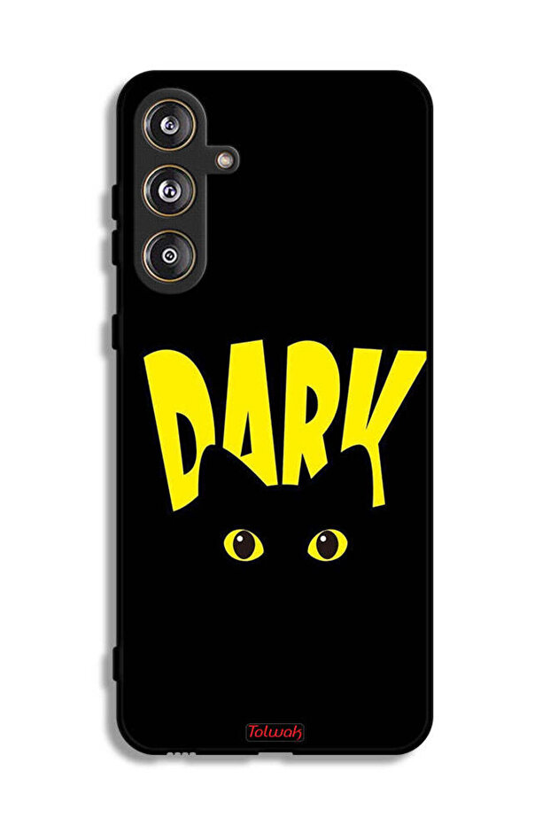 Samsung Galaxy M55 5G Protective Case Cover Dark Cat