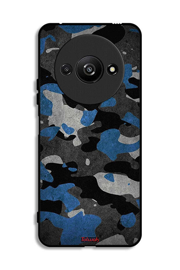 Xiaomi Redmi A3 4G Protective Case Cover Camouflage Pattern