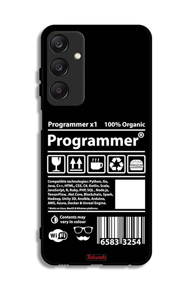Samsung Galaxy A25 5G Protective Case Cover Programmer Sticker