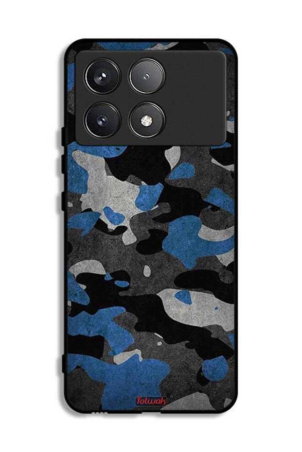 Xiaomi Poco F6 Pro Protective Case Cover Camouflage Pattern