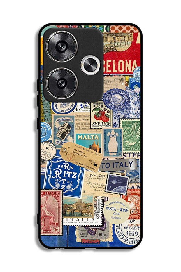 Xiaomi Poco F6 5G Protective Case Cover Stickers Of Different Cities