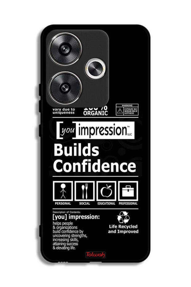 Xiaomi Poco F6 5G Protective Case Cover Builds Confidence Sticker
