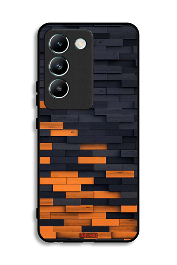 Vivo V30 Lite 4G Protective Case Cover Wooden Wall
