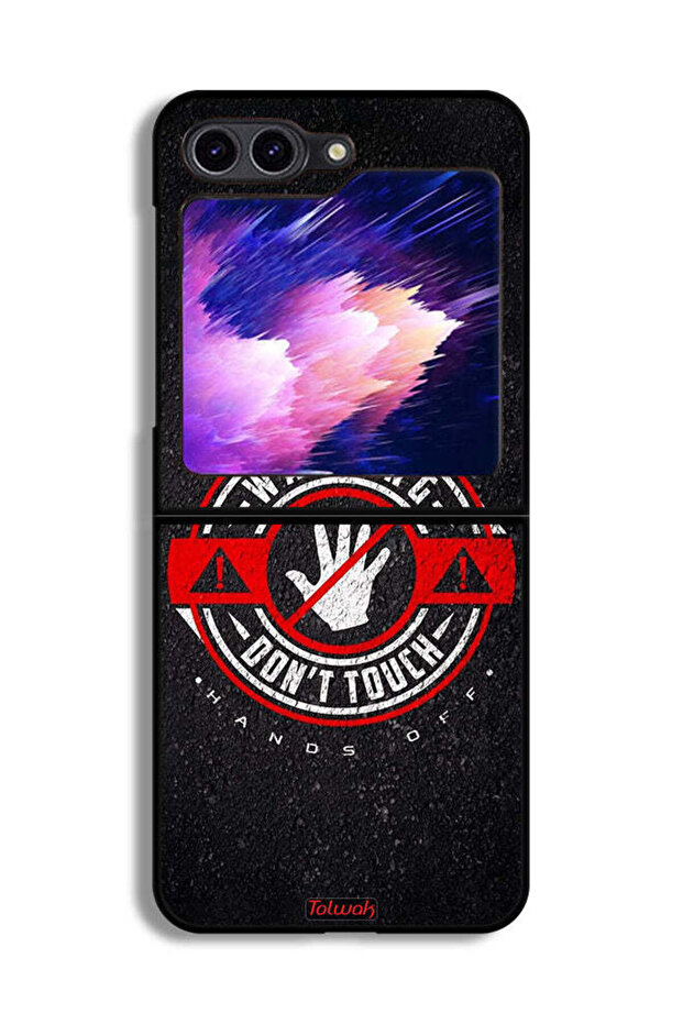 غطاء حماية لهاتف Samsung Galaxy Z Flip6 تحذير: لا تلمسه