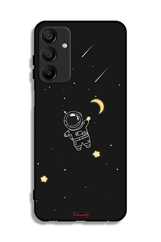 غطاء حماية لهاتف Samsung Galaxy A15 بتصميم رائد فضاء