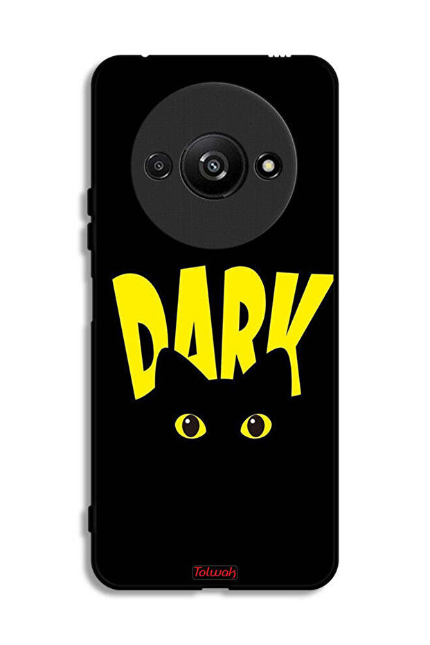 Xiaomi Redmi A3 4G Protective Case Cover Dark Cat