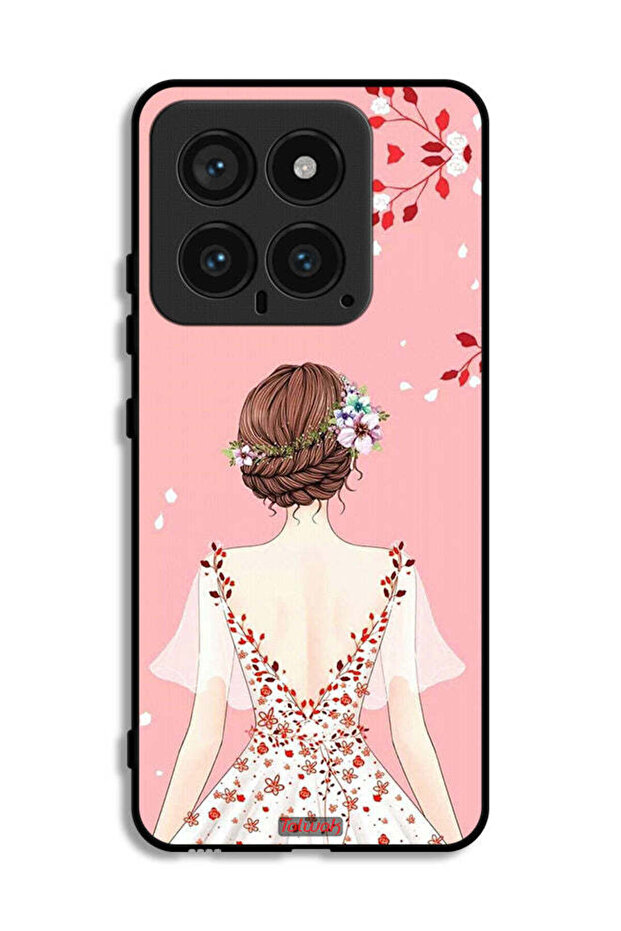Xiaomi 14 Protective Case Cover Standing Girl Art