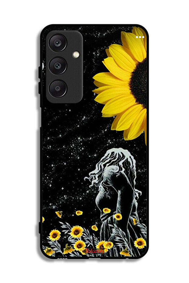 Samsung Galaxy A25 5G Protective Case Cover Girl Look At Moon Art