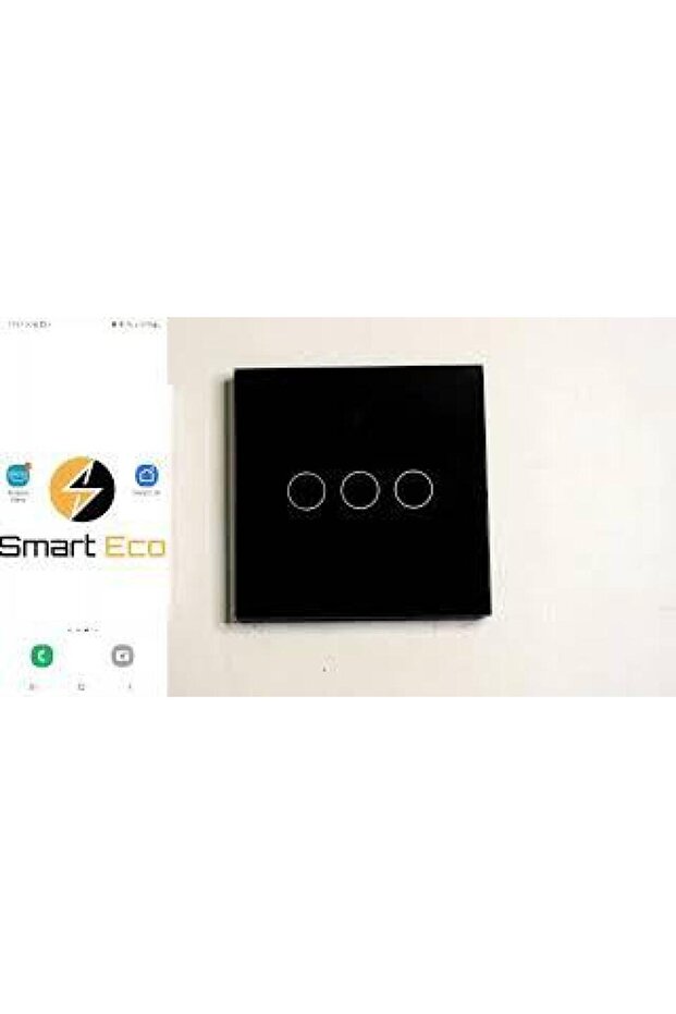 مفتاح انارة ذكي اسود احادي - 5