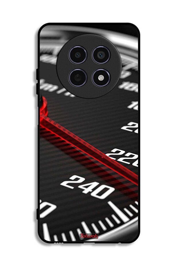 غطاء حماية لجهاز Realme 12x 5G مع عداد السرعة