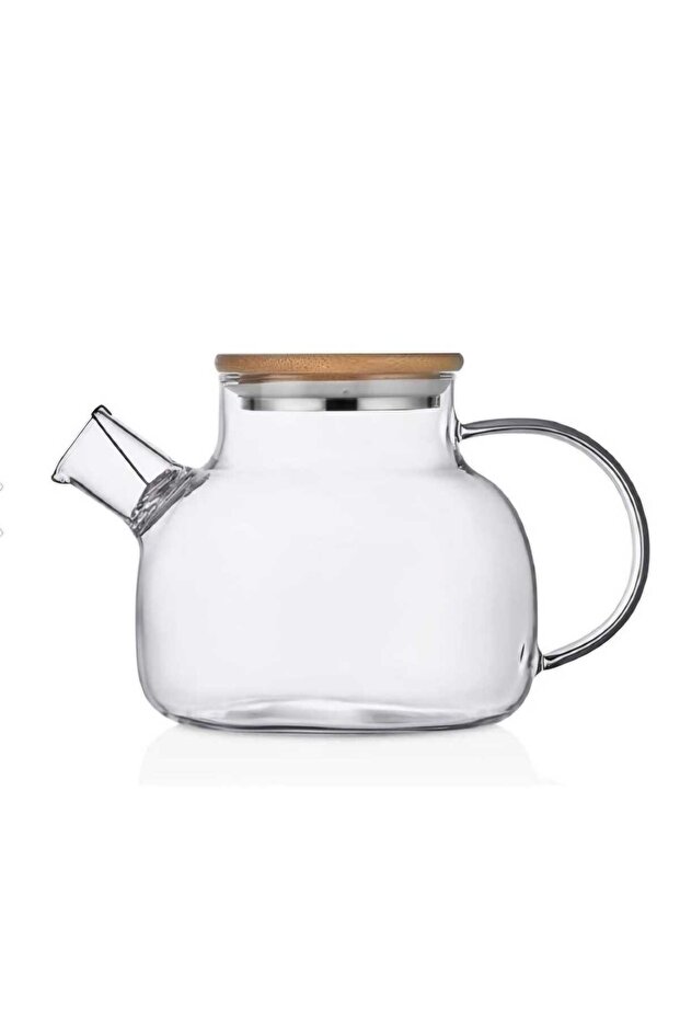 1000 Ml Bambu Kapaklı Demlik BOR094 - 1
