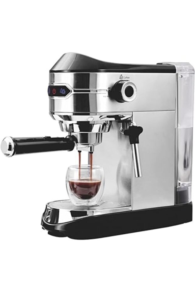 DSP KA3065 Espresso Coffee Maker with Thermal Fast Heating System & Milk Frother Steam - 1