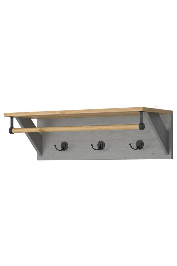 duvar askısı, gri, 80 cm - 2