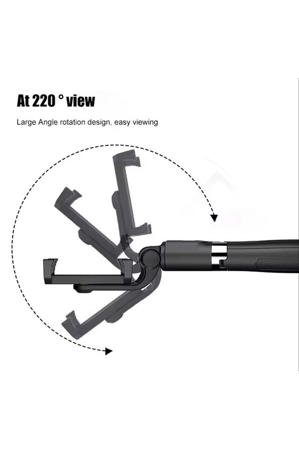 iPhone 11 Uyumlu Selfie Stick L01 Bluetooth cubugu Tripod,monopod - 8