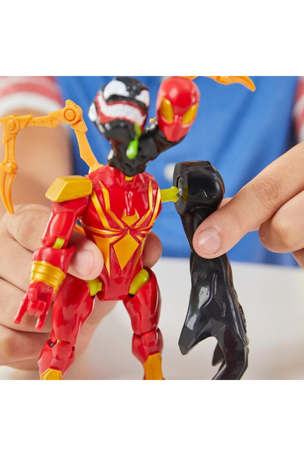 SPIDER-MAN MIXMASHERS DELUXE FİGÜR IRON SPIDER - 6