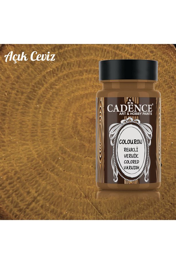 COLOUR ON RENKLİ VERNİK CV-12 AÇIK CEVİZ 90ML - 1