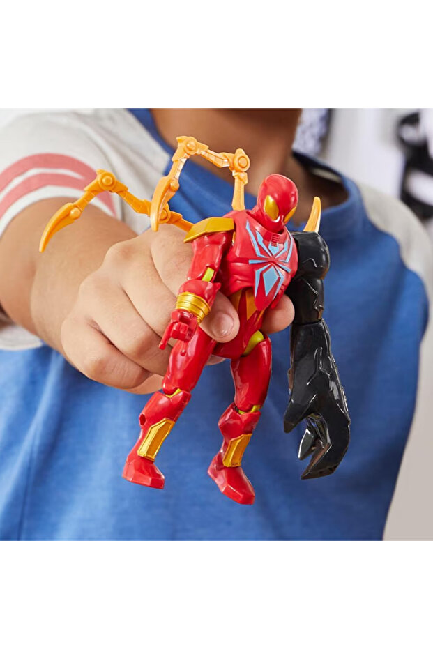 SPIDER-MAN MIXMASHERS DELUXE FİGÜR IRON SPIDER - 7