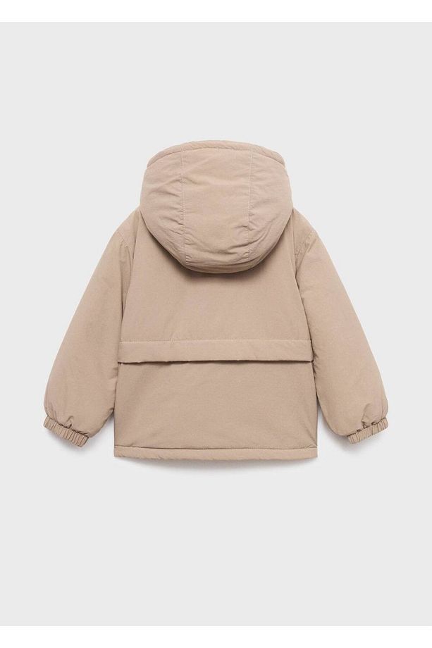 Kapüşonlu kapitone anorak - 2