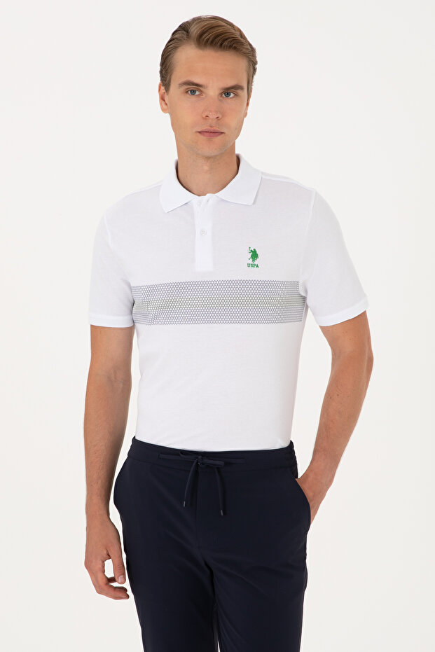 Men's White T-Shirt 50306852-Vr013