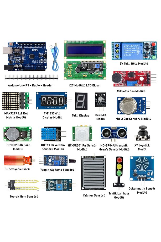Arduino Set 292 Parça Full Başlangıç Seti ( Malzeme Kutulu ) - 2