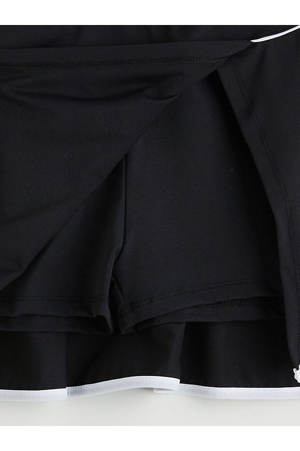 LCW DREAM Beli Lastikli Kadın Yüzme Şort Etek - 6