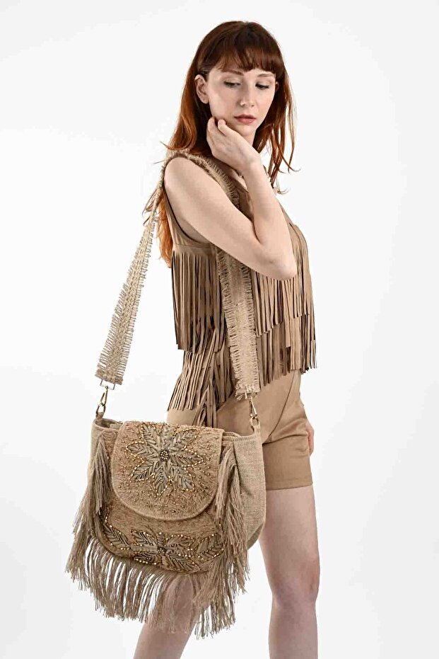 Püsküllü Çanta - 1