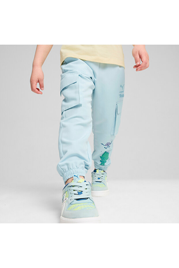 Boys TROLLS Cargo Pants - Blue