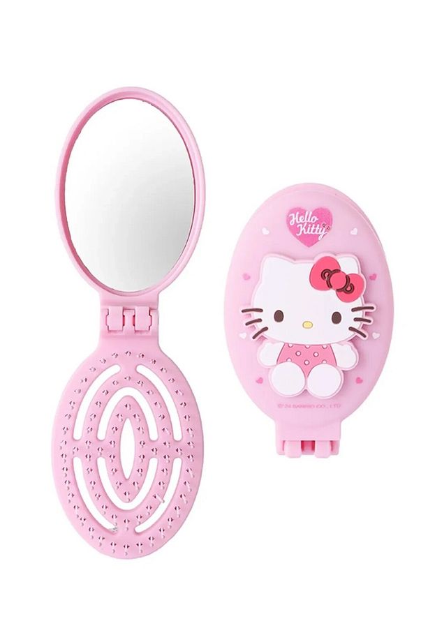 Sanrio Lisanslı Dikdörtgen Oval Ayna Tarak (Hello Kitty) - 2