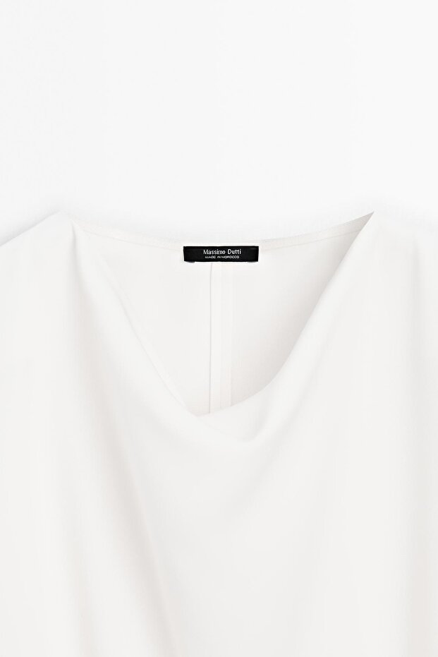 Degaje yaka krepe top - 7