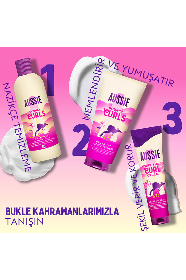 Bouncy Curls Dalgalı ve Kıvırcık Saçları Arındıran ve Nemlendiren Şampuan 1000ml - 5