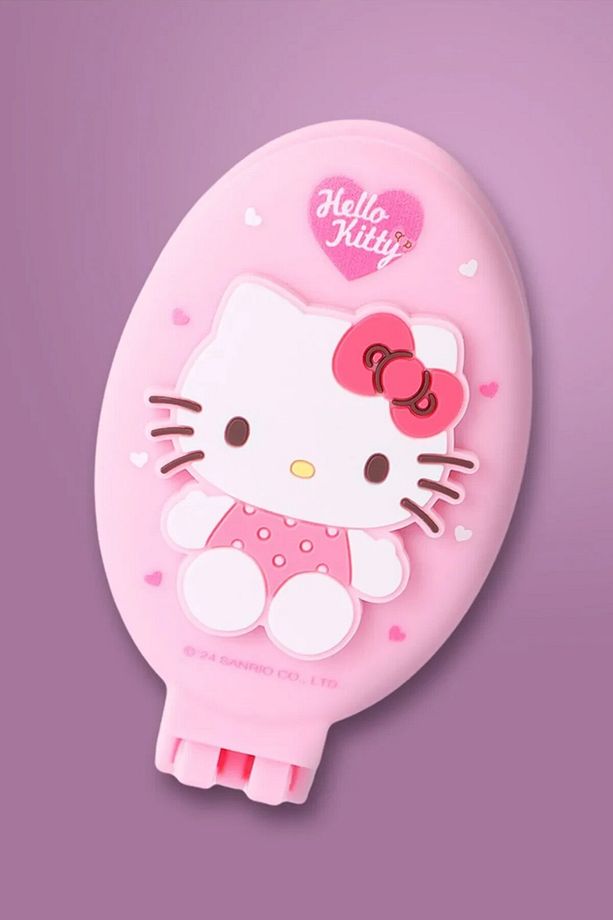 Sanrio Lisanslı Dikdörtgen Oval Ayna Tarak (Hello Kitty) - 1