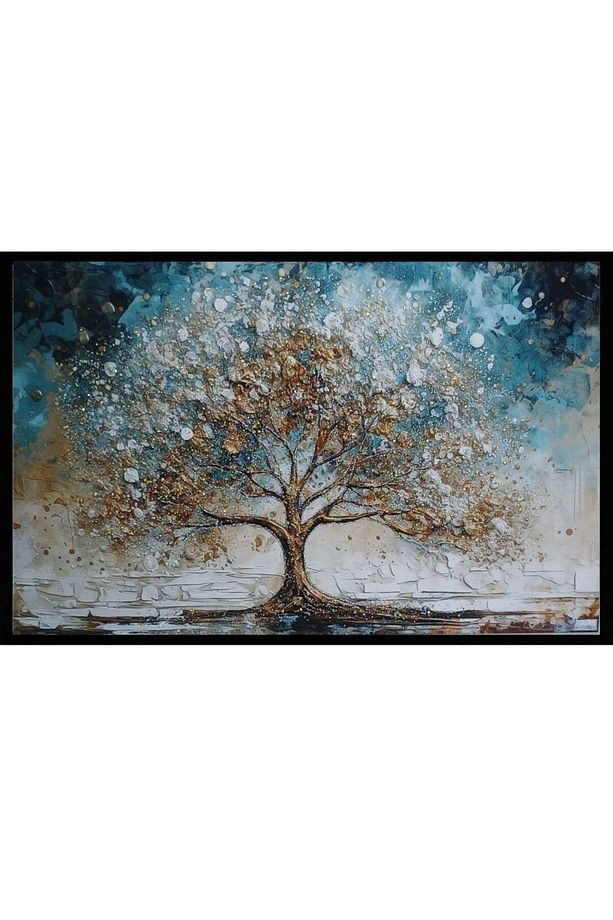 Sacred Branches Kristal Epoksi Taşlı Reçine Tablo - 1