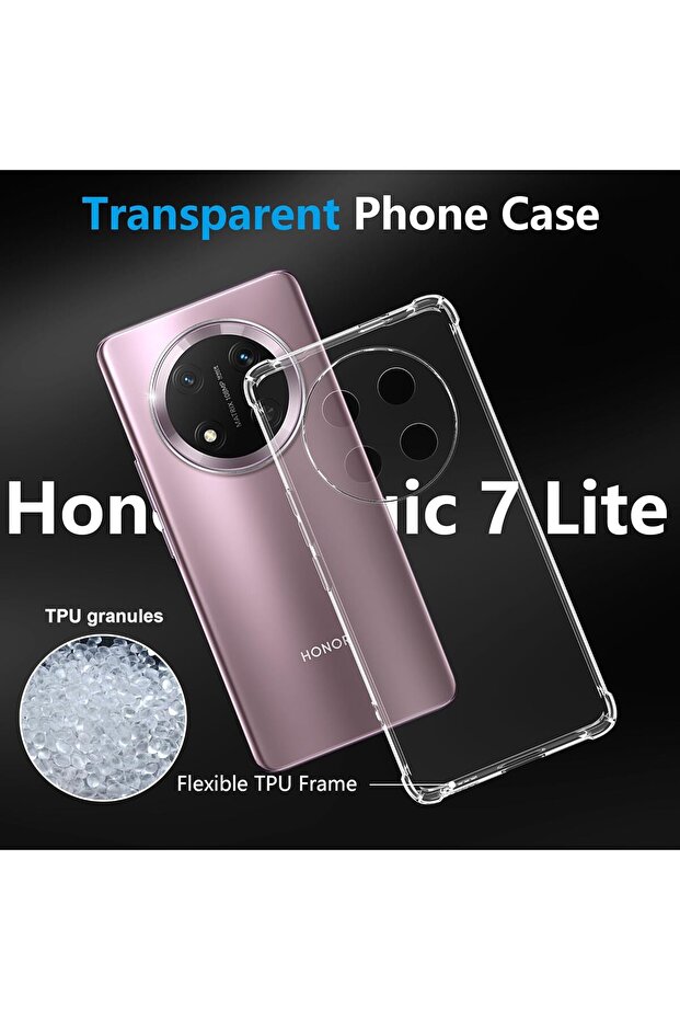 Transparent Shockproof Case Compatible with Honor Magic 7 Lite - 3