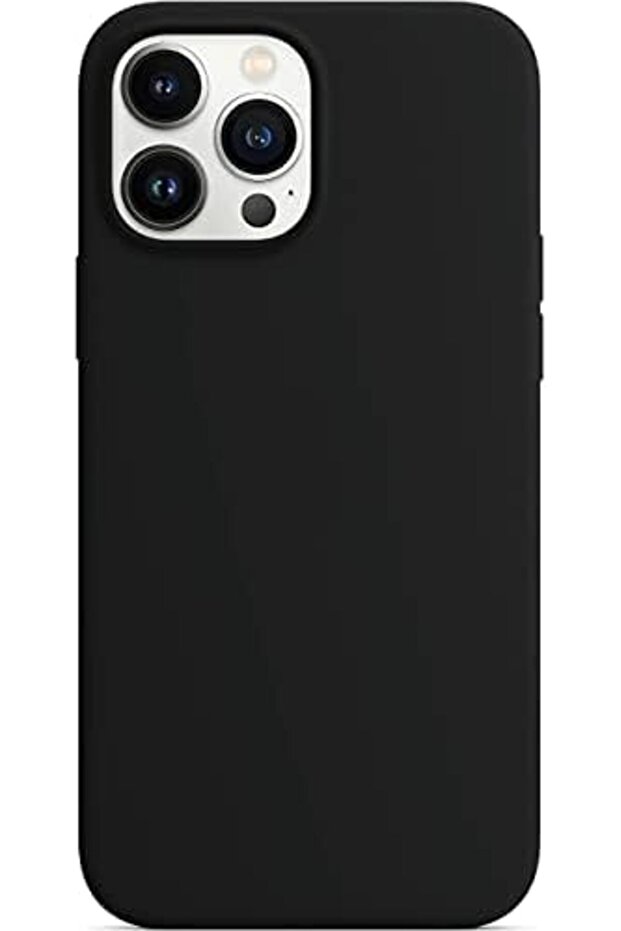 YU WELL iPhone 13 Pro Max Silicone Protective Case Cover 6.7 inch (Black)