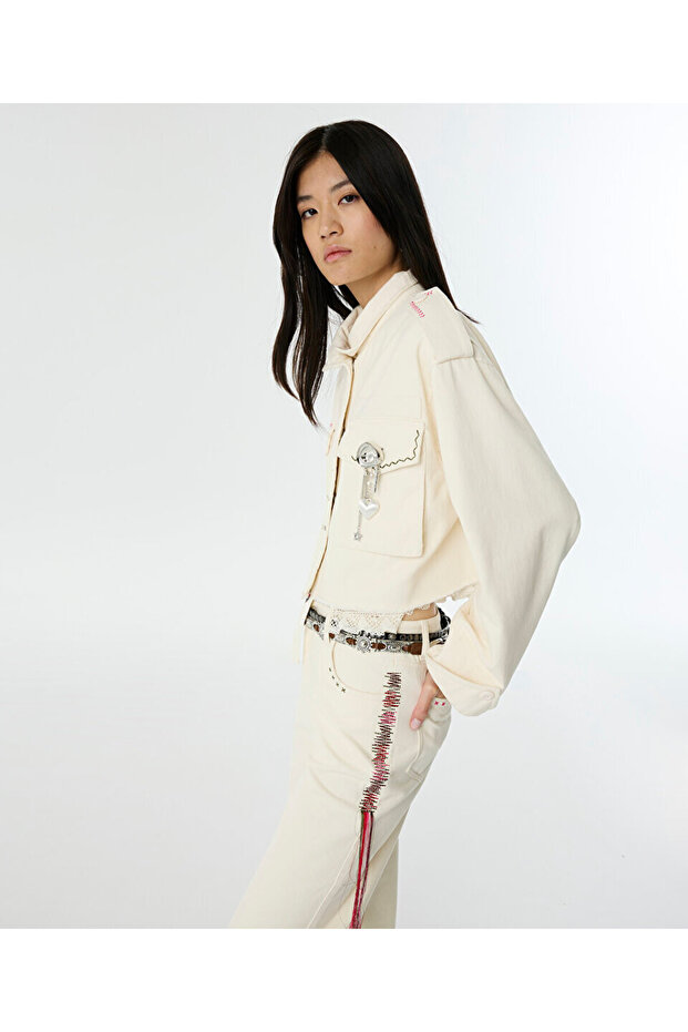 KONTRAST NAKIŞLI CEKET - 2