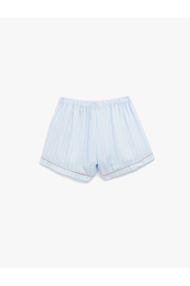Rahat Kalıp Viskon Kumaş Pijama Şort - 2