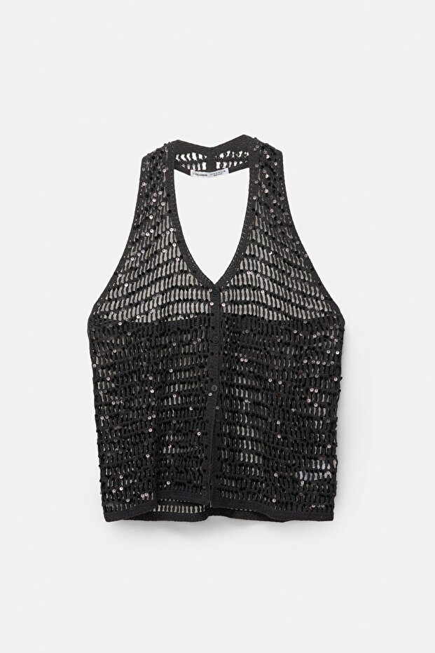 Pullu halter kroşe top - 6