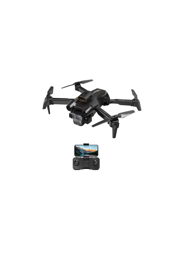C12 Pro Katlanabilir Drone – 3x HD Kamera • 4K Video • Wi‑Fi FPV • Akıllı Uçuş Modları & Engel Algıl - 1