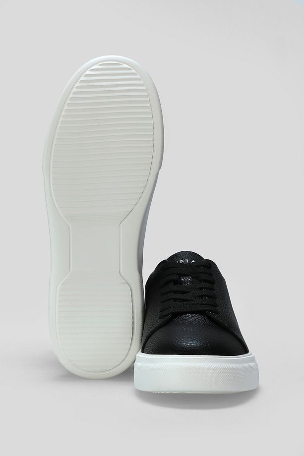 Tommy Erkek Sneaker Ayakkabı Siyah - 6