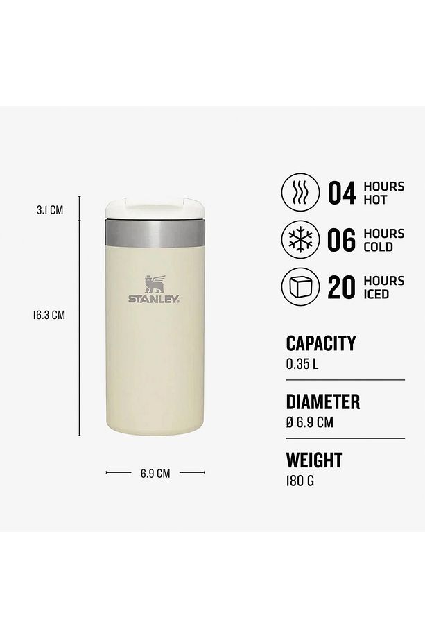 The Aerolight™ Transit Mug .35l / 12oz Cream Metallic Termos - 3